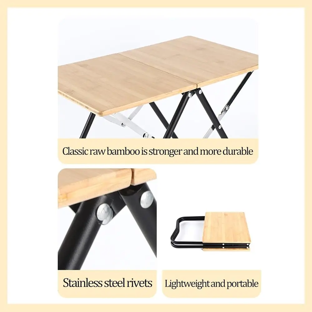 Portable Folding Bamboo Campin - Camp Grill Portable Folding 评论和价格
