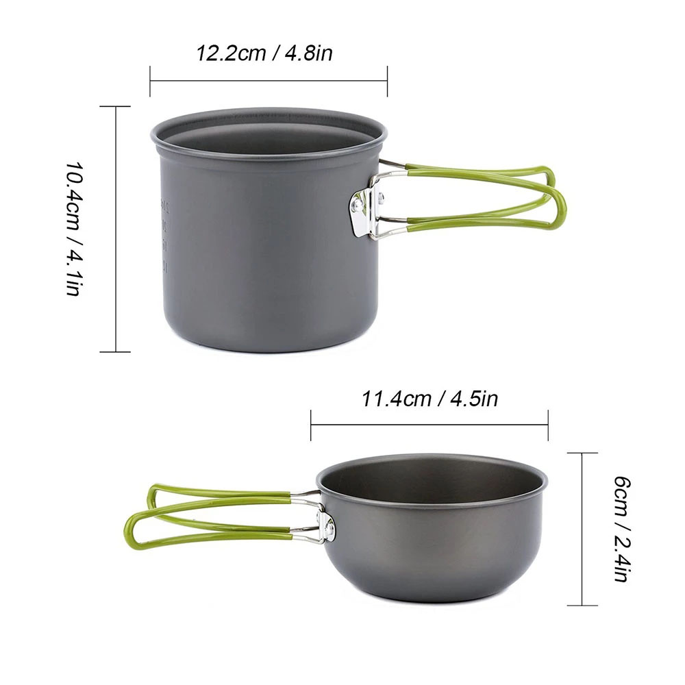 Camping Cookware Kit with Stov - Camping Cooking Mesh 评论和价格