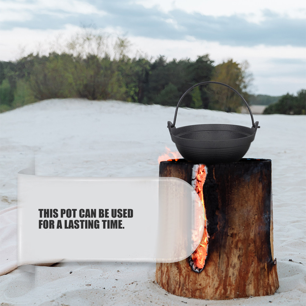 Japanese Style Iron Hanging Co - Japanese Camping Cooking 评论和价格